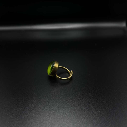 Emerald Stone Statement Ring