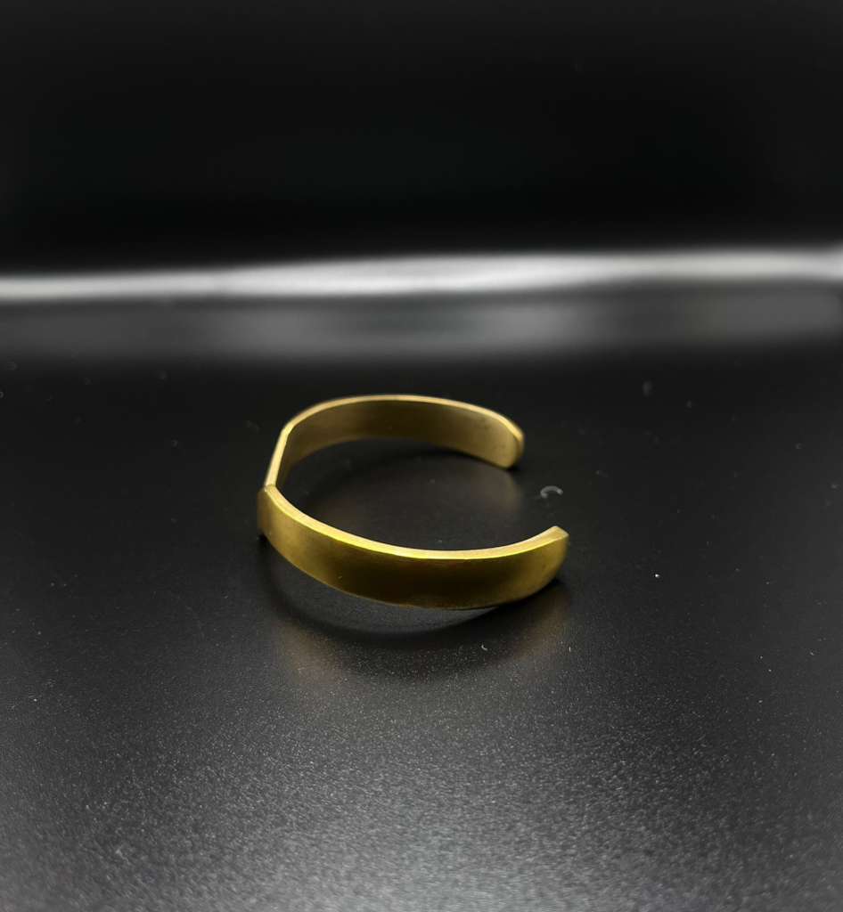 V-Notch Brass Cuff