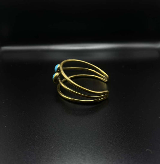Turquoise Stone Cuff