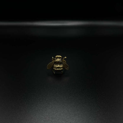 3-D Brass Bumblebee Statement Ring