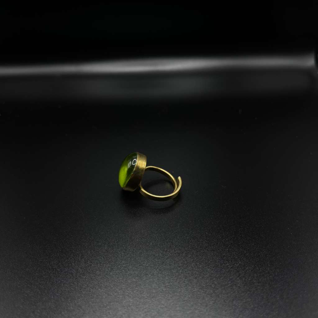 Emerald Stone Statement Ring
