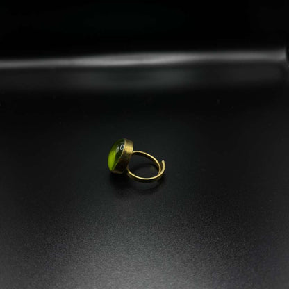 Emerald Stone Statement Ring