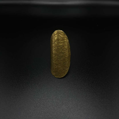 Brass Oval Statement Ring