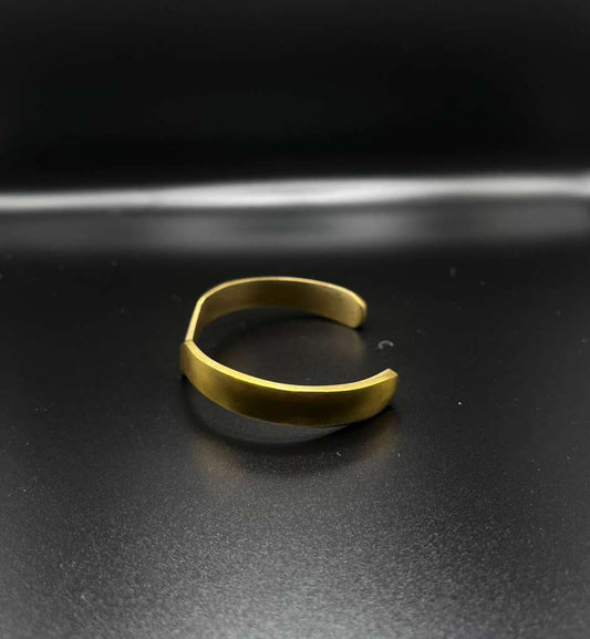 V-Notch Brass Cuff
