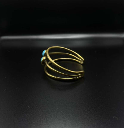 Turquoise Stone Cuff