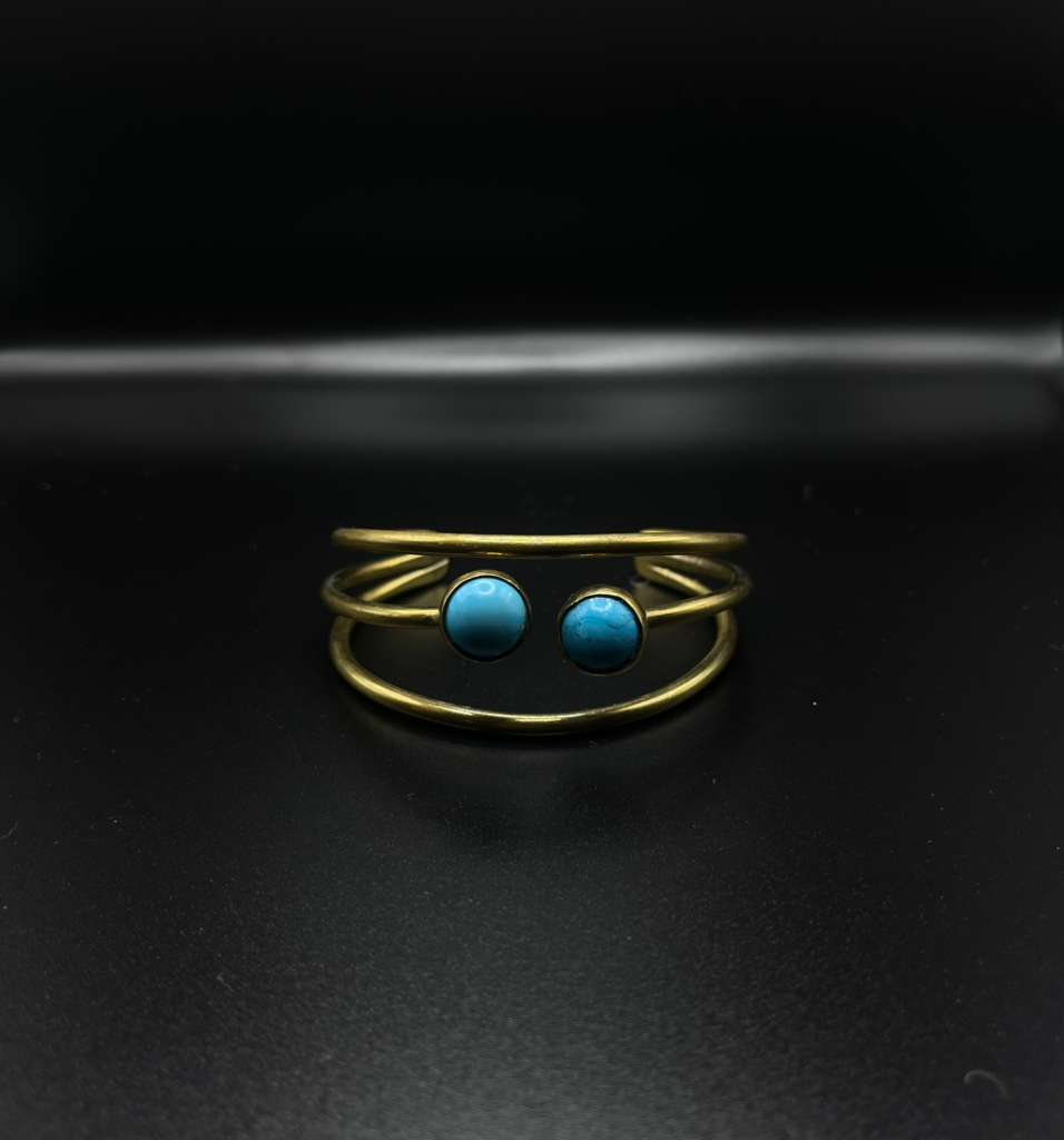 Turquoise Stone Cuff
