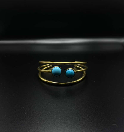 Turquoise Stone Cuff