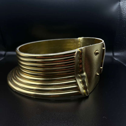 Gold Stacked Collar Choker