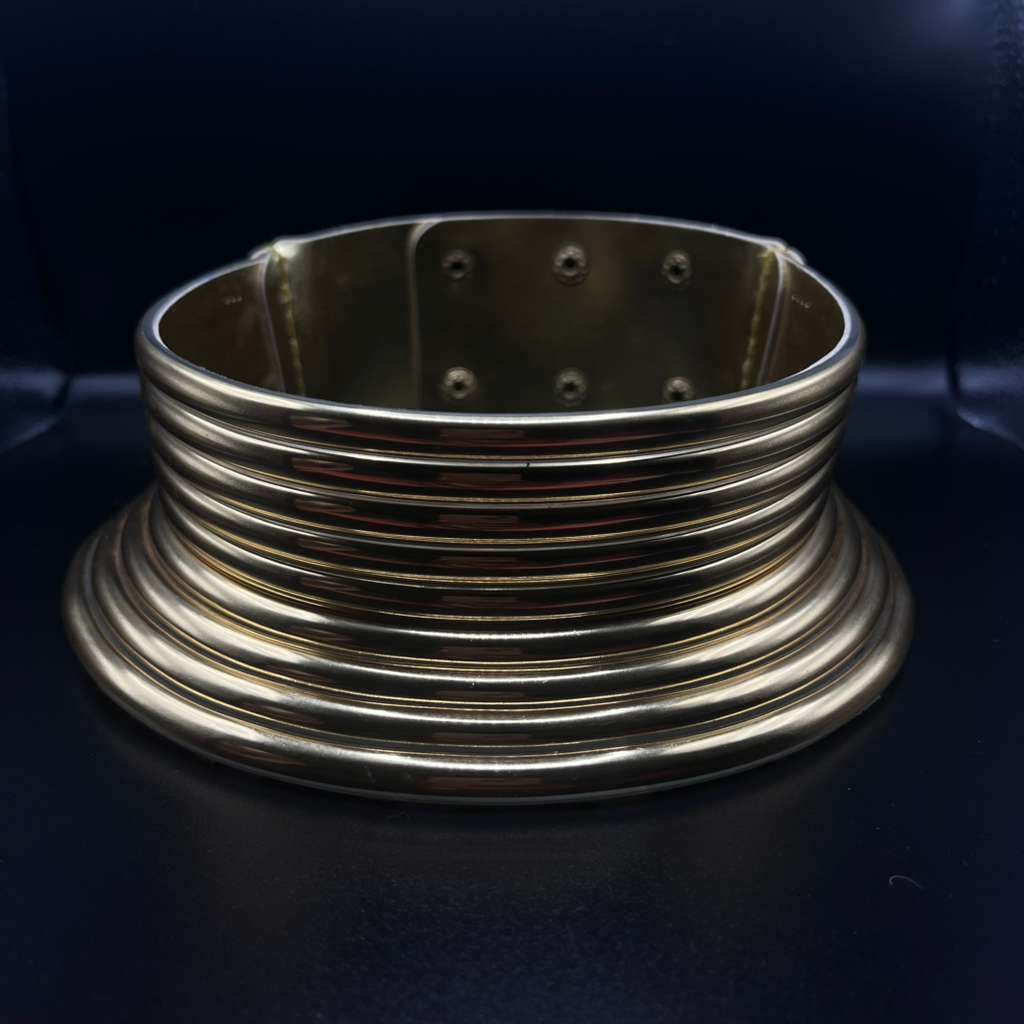 Gold Stacked Collar Choker