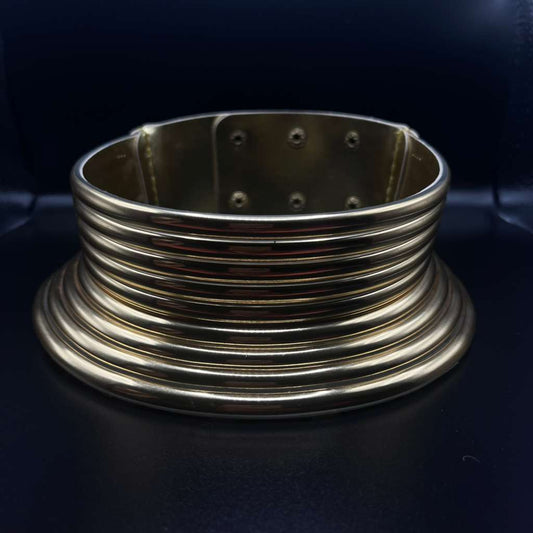 Gold Stacked Collar Choker